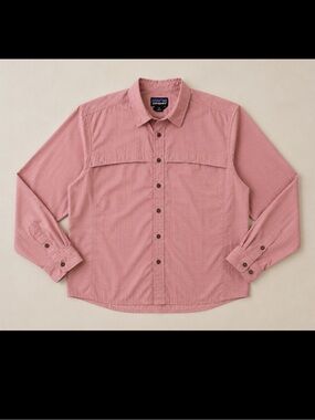 Patagonia Tropical Vented Shirt Women’s Medium Pink Hiking Fishing Outdoor Y2K